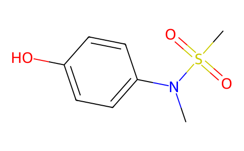 Methanesulfonamide, N-(4-hydroxyphenyl)-N-methyl- (9CI) 3572-85-8